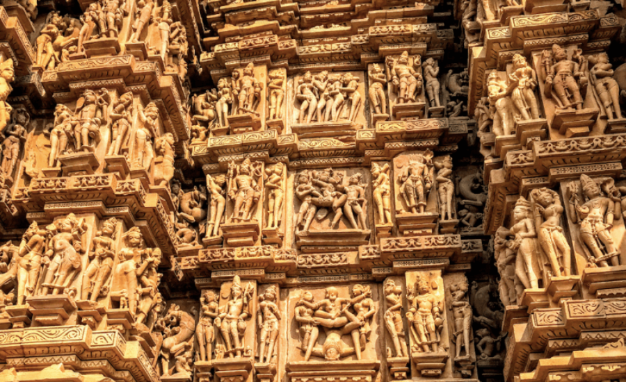 Khajuraho-Sculptures